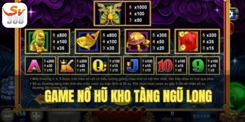 Ngũ Long là một thể loại game slot nổi tiếng